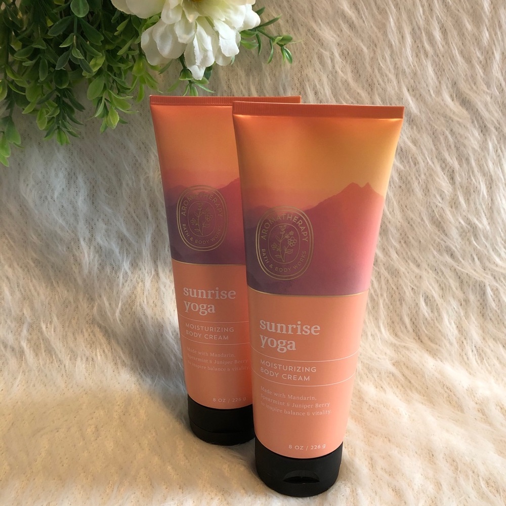 NWT BBW Sunrise Yoga Spa Aromatherapy Bundle